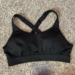 Aerie black adjustable sports bra